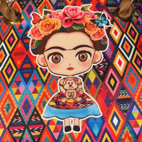 Colorful Patterned Women's Bag Frida bag - Picture 13 of 13
